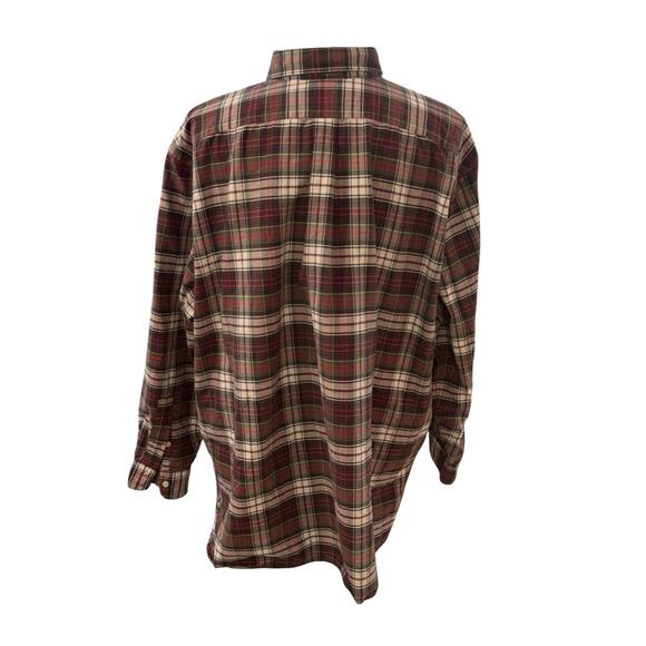 Polo Ralph Lauren 3XB Big Button Down Dress Shirt Classic Fit Holiday Plaid - Picture 6 of 7